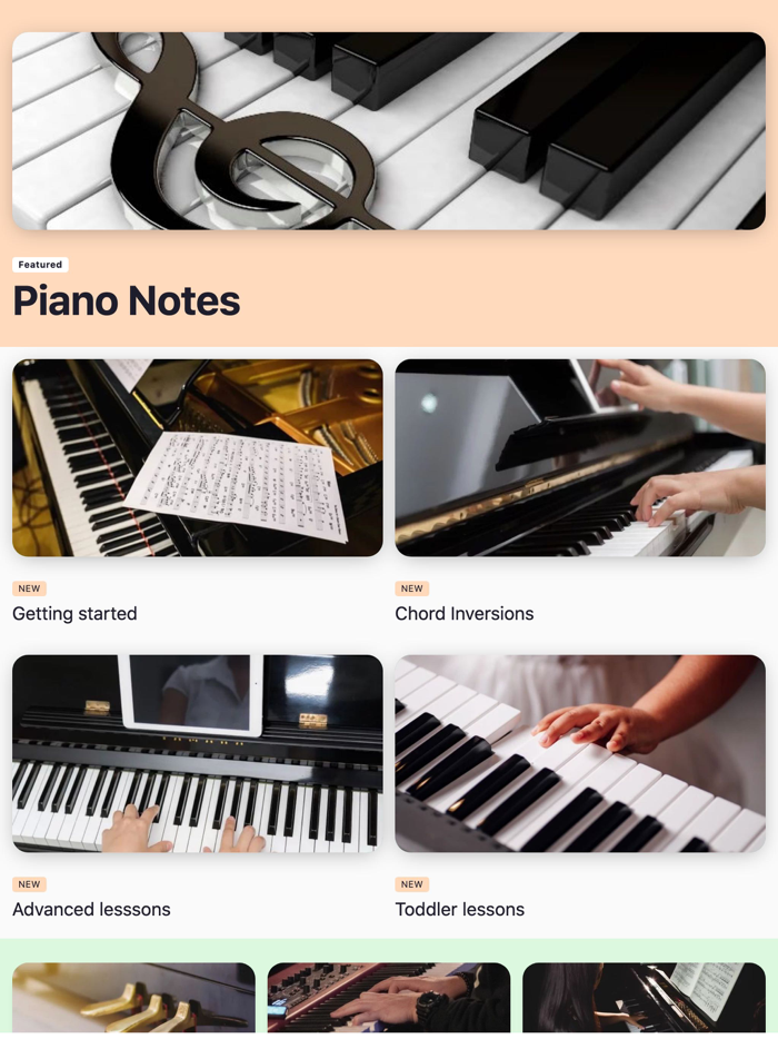 Piano Lessons for Beginners