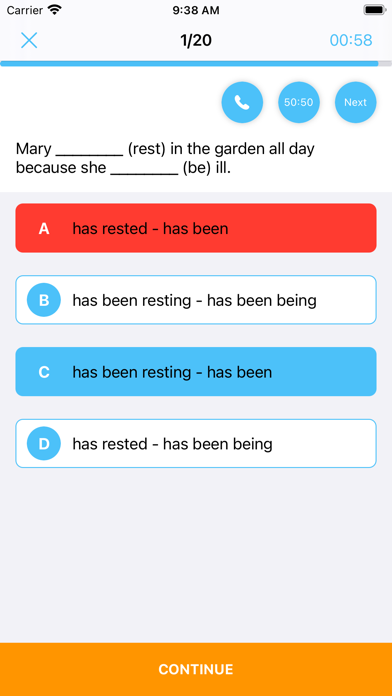 Study English Grammar Test screenshot 2