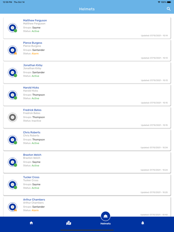 Screenshot #6 pour Connected Helmet
