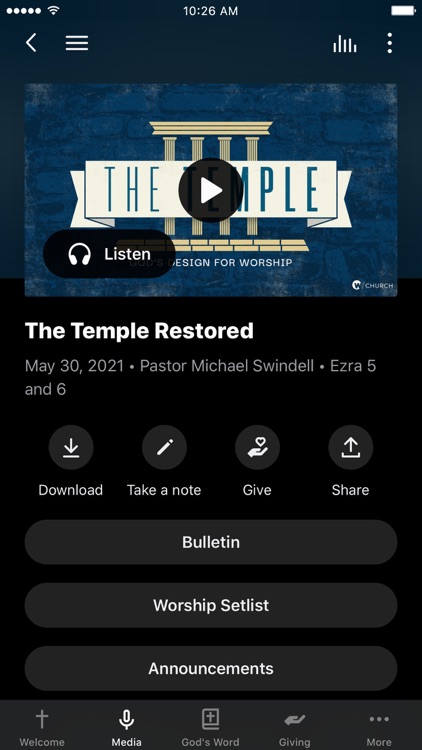 The Wellspring Church App