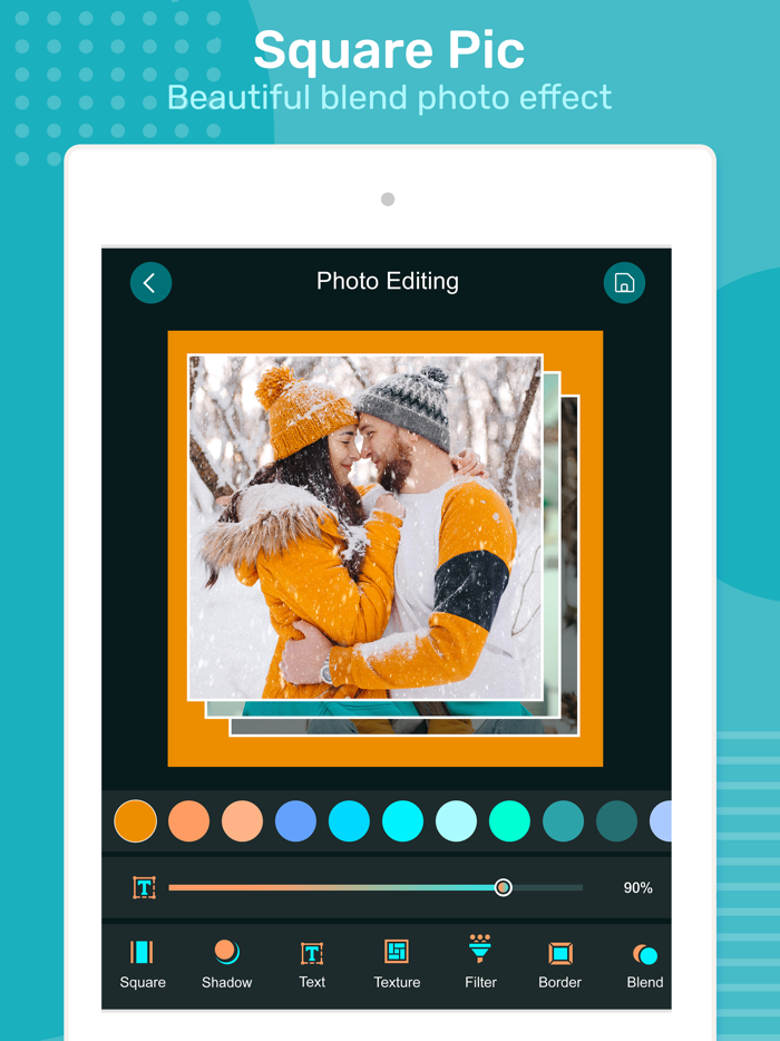 Square Pic - No Crop Editor