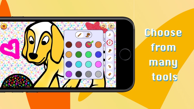 Kids Coloring Book. Draw on go