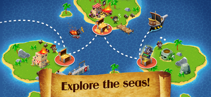 Idle Pirate Tycoon Gold Sea