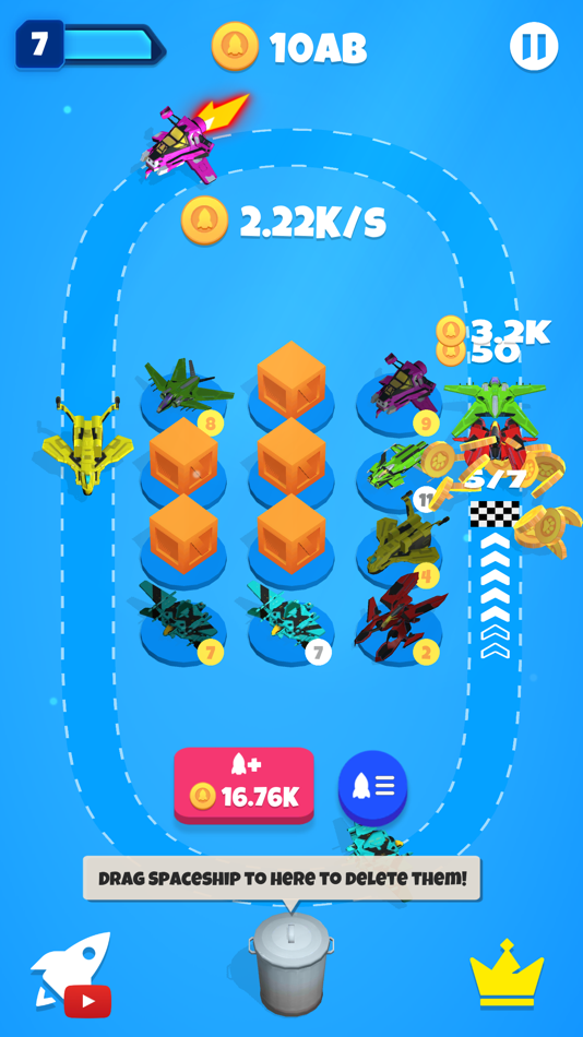 #7. Planes Merge Race (iOS) Podle: Phuong Ta