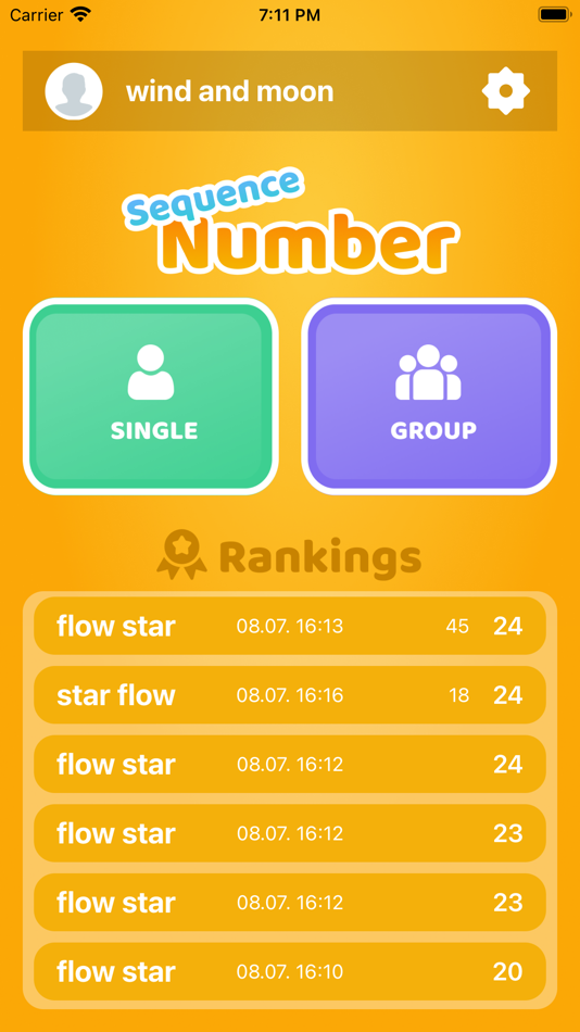 #3. SequenceNumber (iOS) 由: blacksmithio Co.Ltd