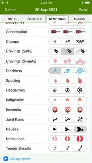 period tracker by gp apps iphone screenshot 2