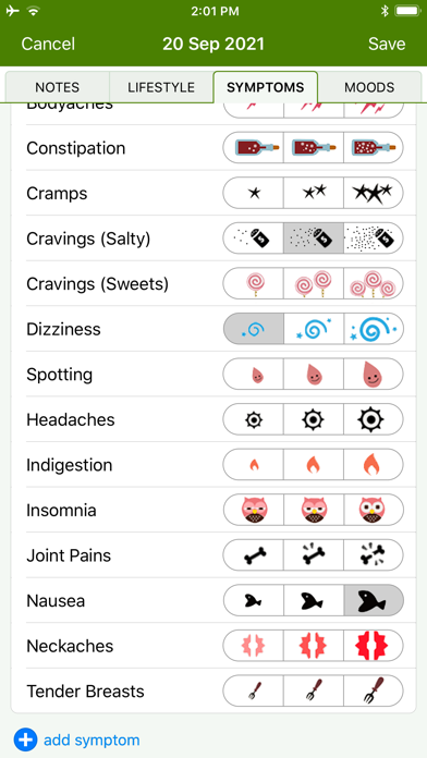 Period Tracker Lite screenshot 2