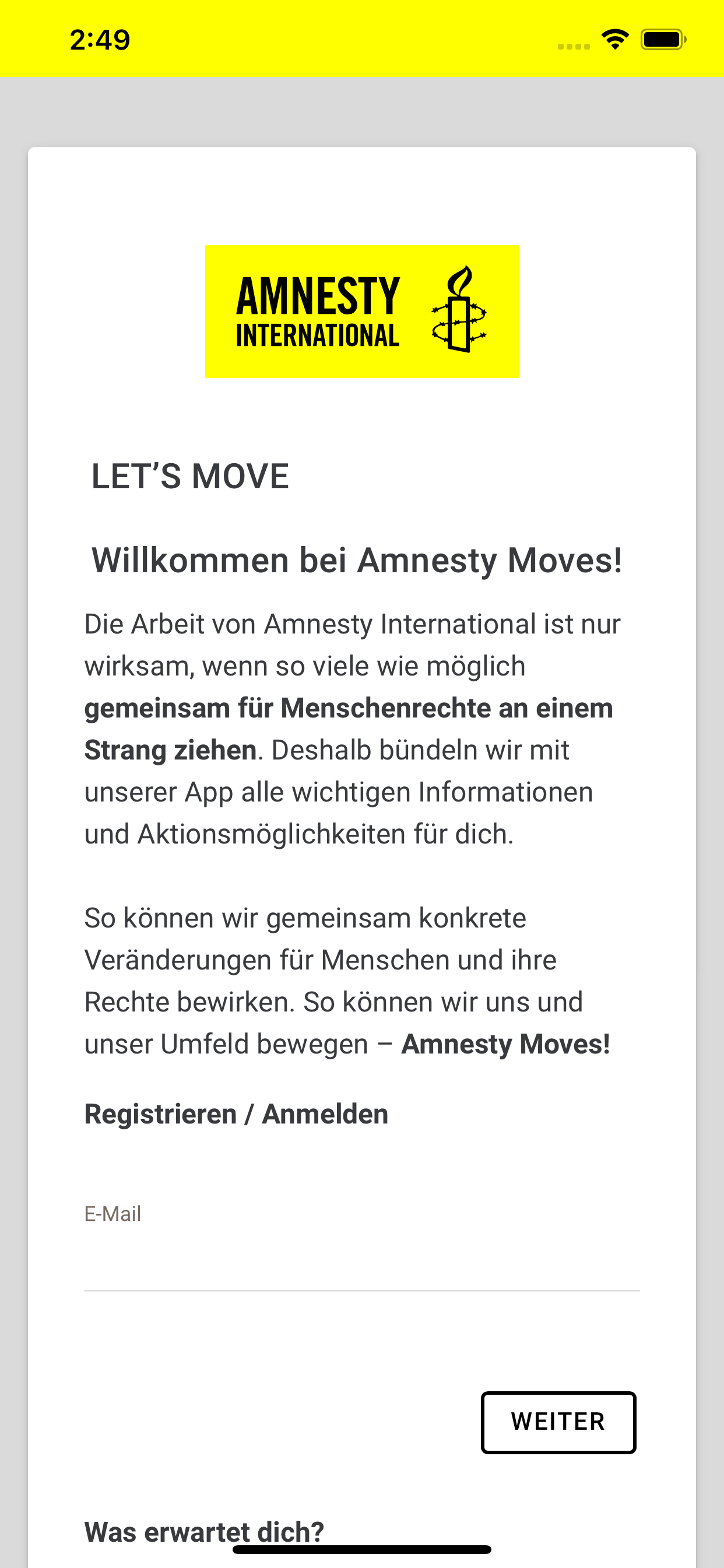 Amnesty Moves