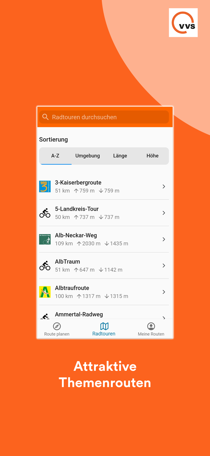 VVS Radroutenplaner