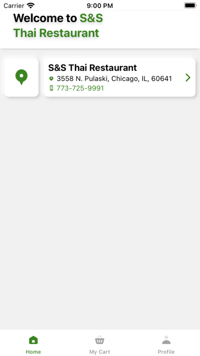 S&S Thai Restaurant Screenshot