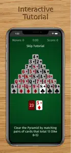 Pyramid ++ Solitaire Card Game screenshot #6 for iPhone