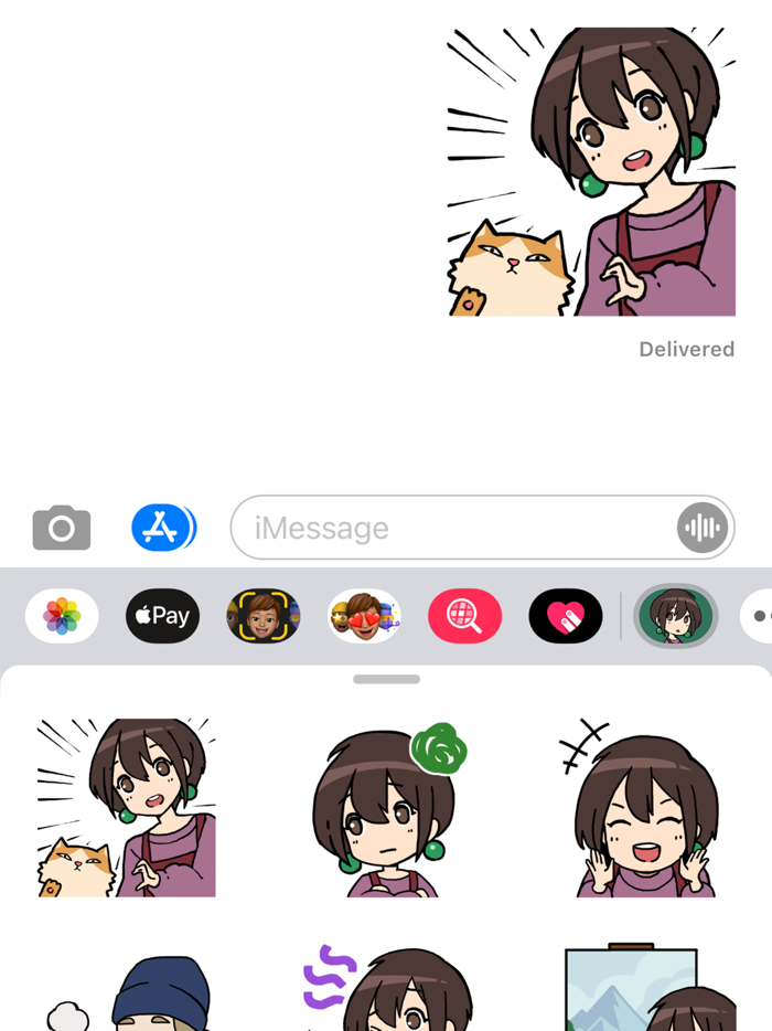 Behind the frame sticker pack