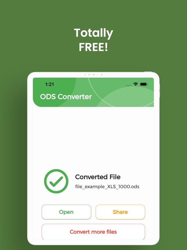 ODS Converter, ODS to EXCEL dans l'App Store