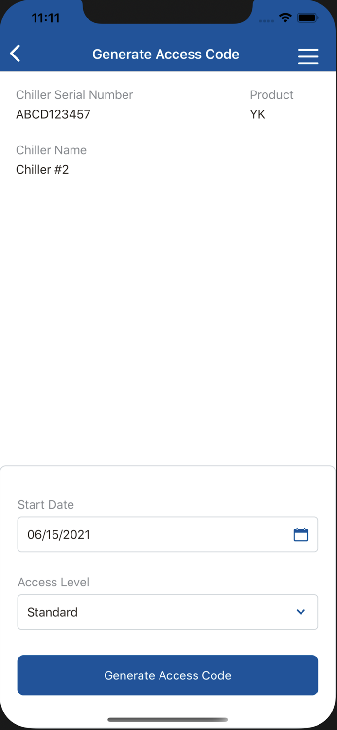 YORK Chiller Access Manager