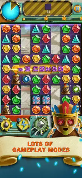 Game screenshot Doodle Jewels Match 3 apk