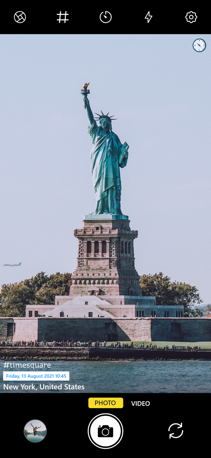 Timestamp camera Photo stamps