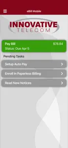 eBill Mobile screenshot #2 for iPhone