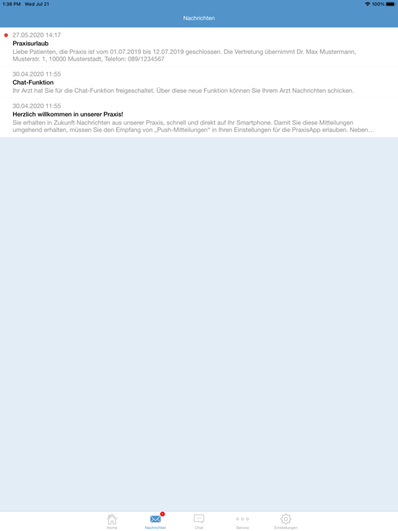 Screenshot #5 pour PraxisApp - Meine GynPraxis
