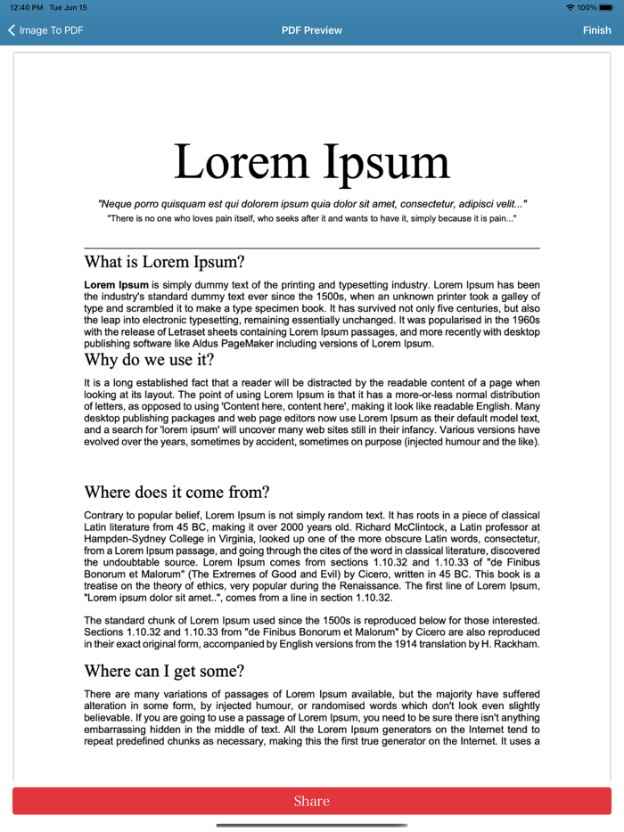 Convert Photos To PDF Scanner