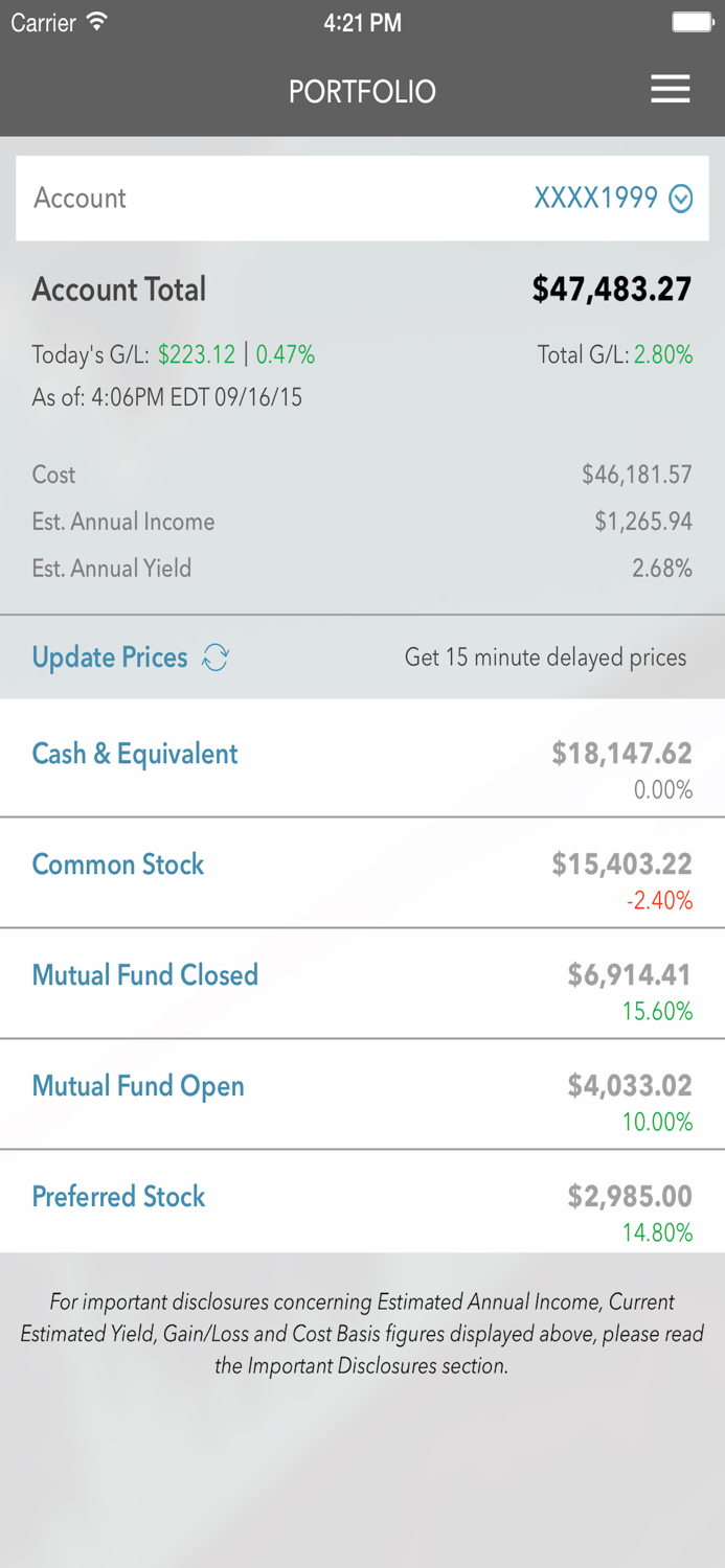 D.A. Davidson Client Access