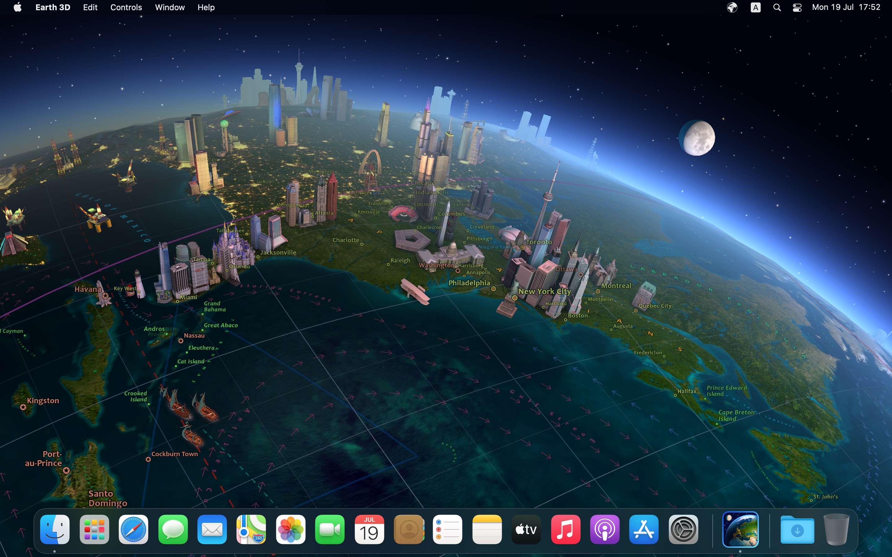 Screenshot do app Earth 3D