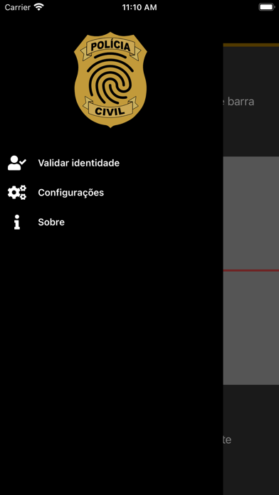 Validador e-identidade Screenshot