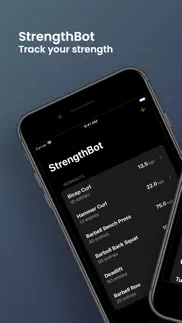 strengthbot - workout tracker iphone screenshot 1