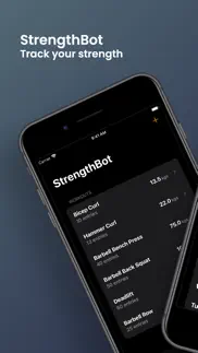strengthbot - workout tracker iphone bildschirmfoto 1
