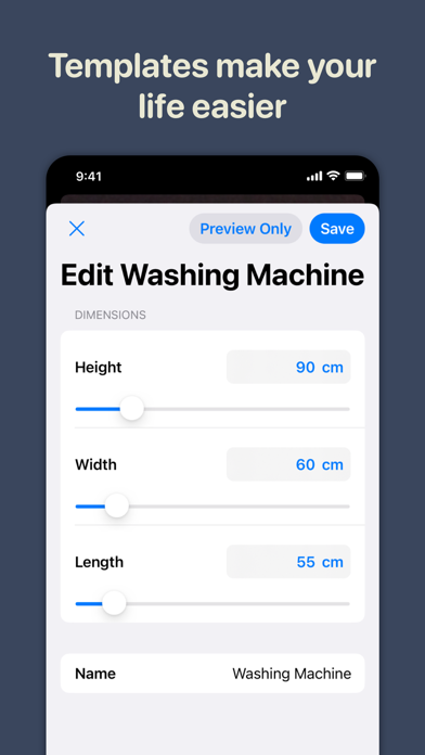 Will-It-Fit AR Measurement Screenshot