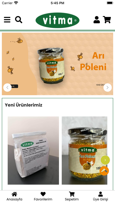 Vitma Doğal Gıda Screenshot
