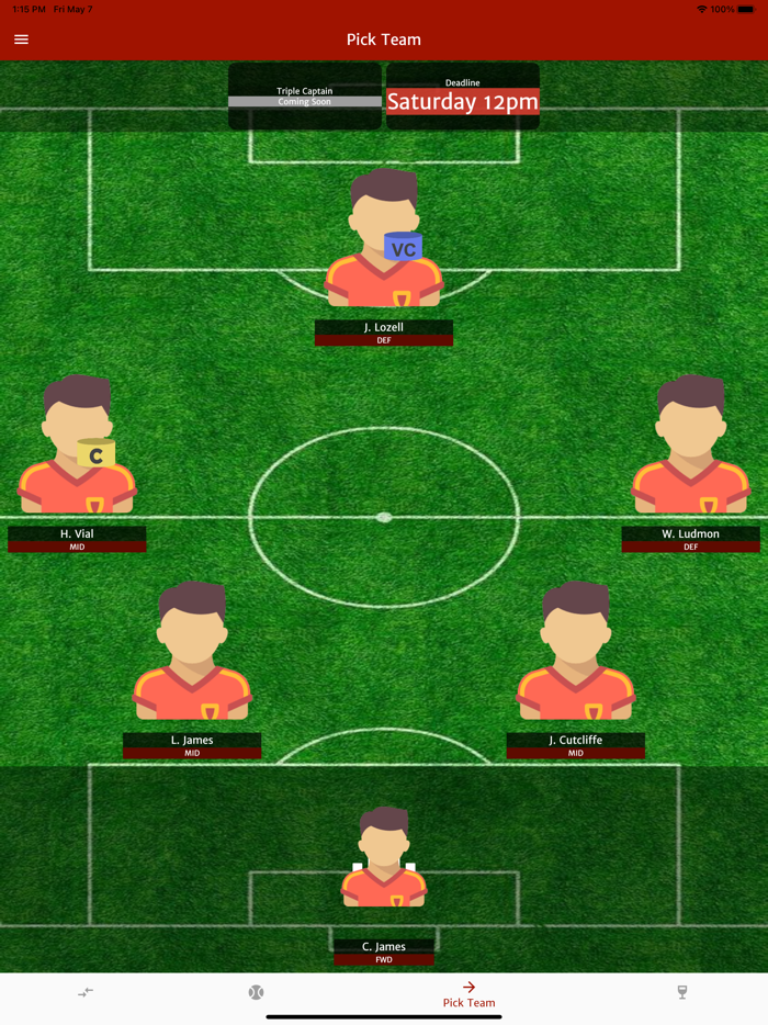 Redbacks Fantasy League