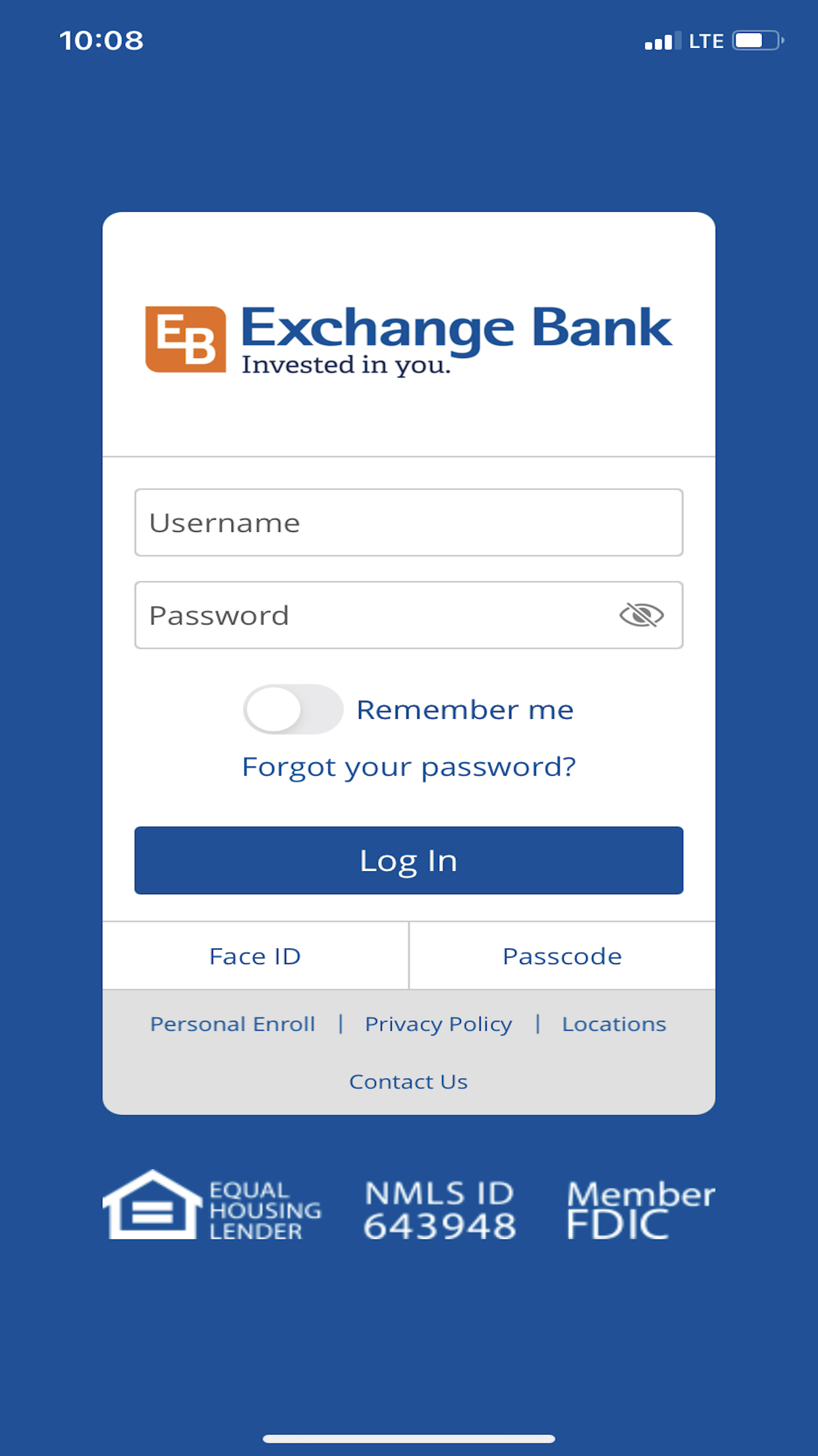 Exchange Bank Mobile Banking