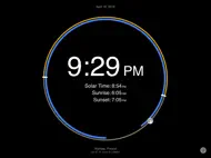 Sun Clock App ipad bilder 2