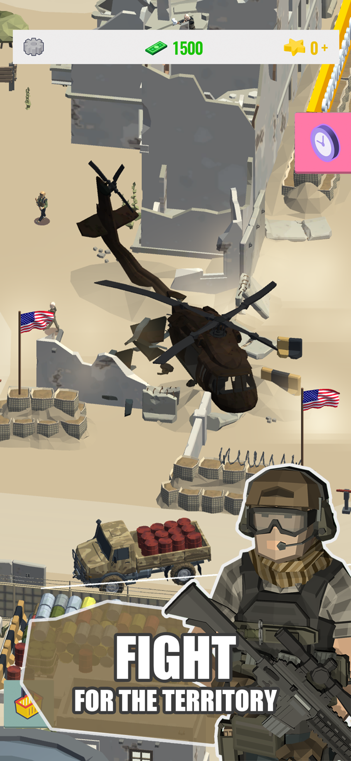 Idle Warzone 3d Military Game