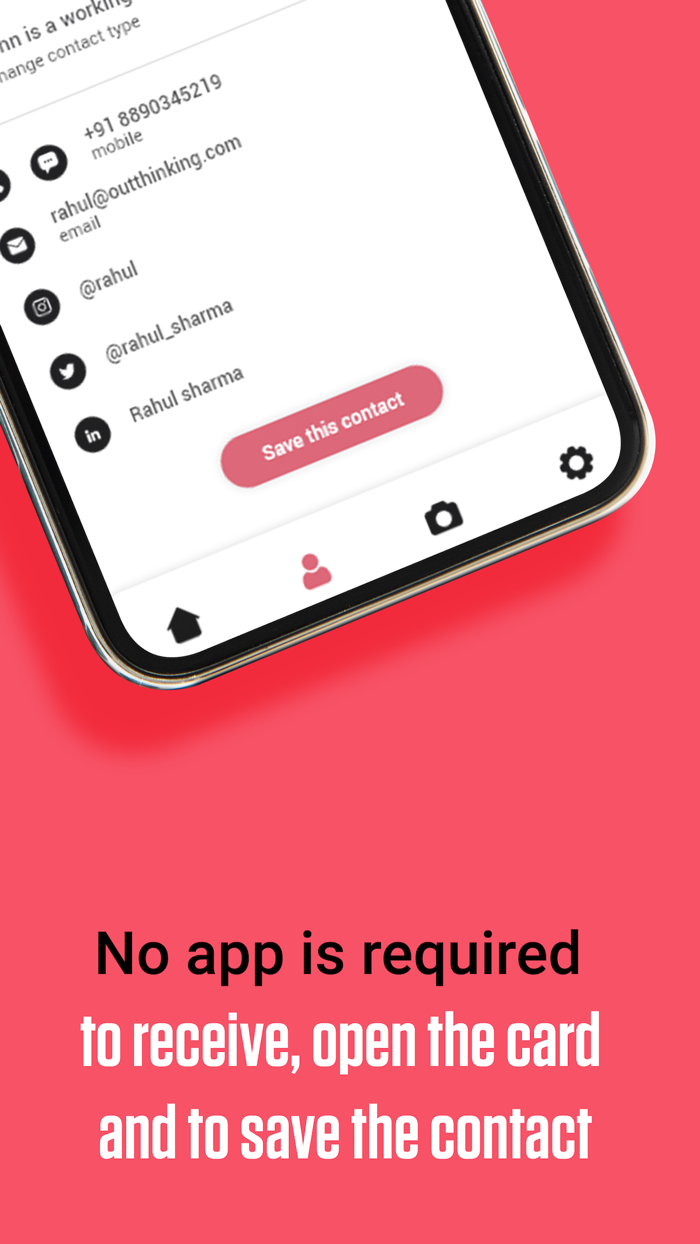 digital business card EVcards