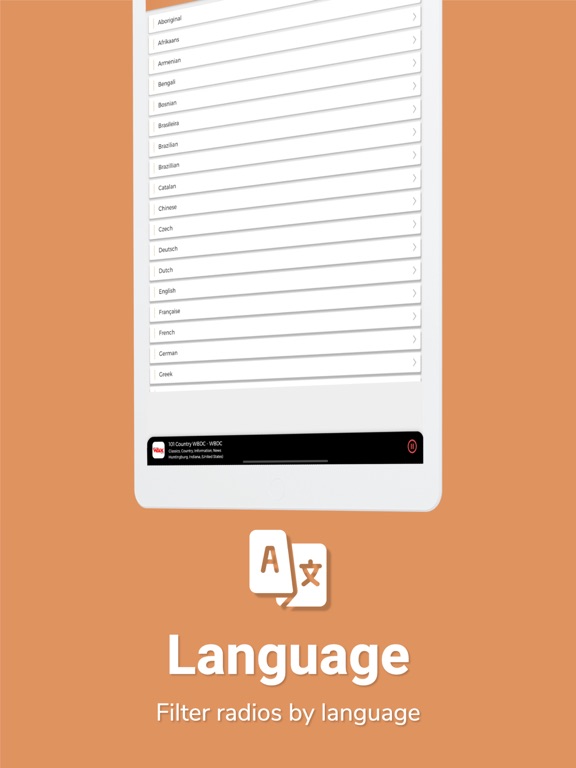 Country Radio / Country Music iPad screenshot 4 - Music app