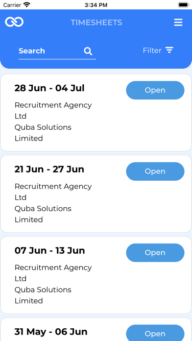 Screenshot #2 pour Bond Recruit E-Timesheets