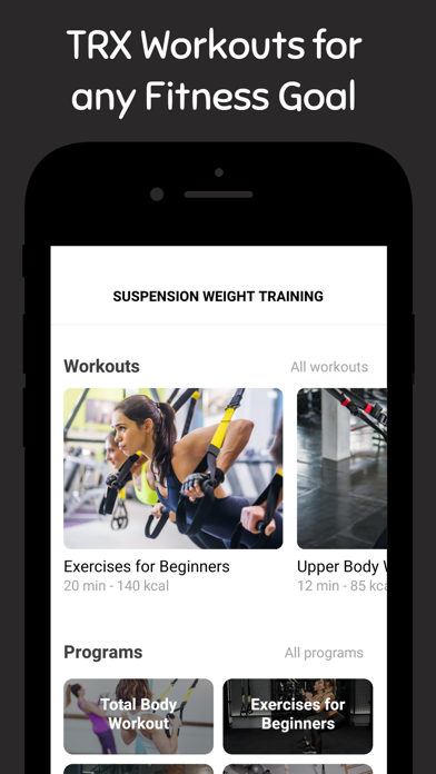 Suspension Weight Training Screenshot