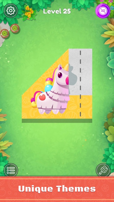 Paper Folding Puzzle Game Screenshot