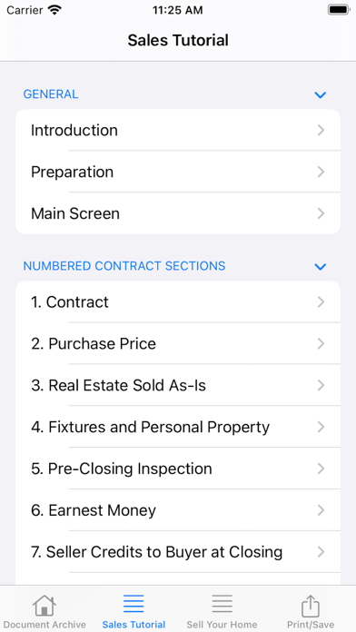 Real Estate Sales Screenshot