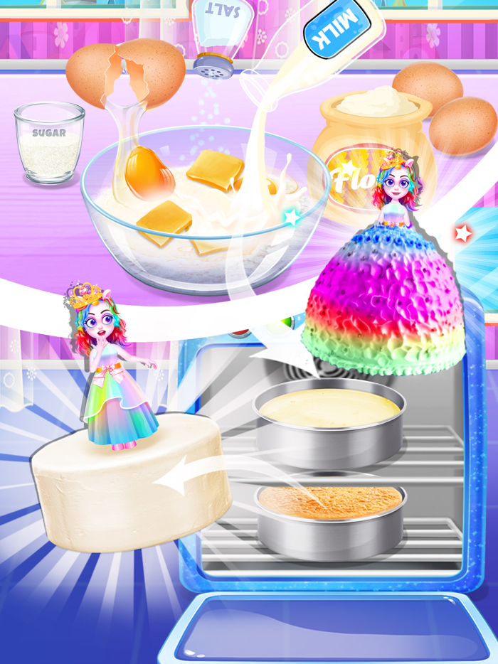 Unicorn Princess Cake