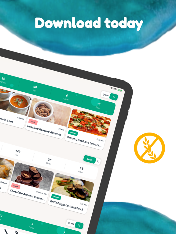 Screenshot #5 pour Gluten-Free Diet Meal Plan