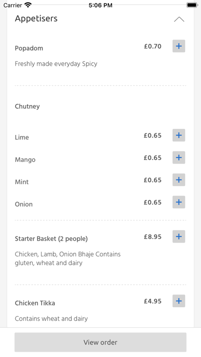 Reema Restaurant, East Preston Screenshot