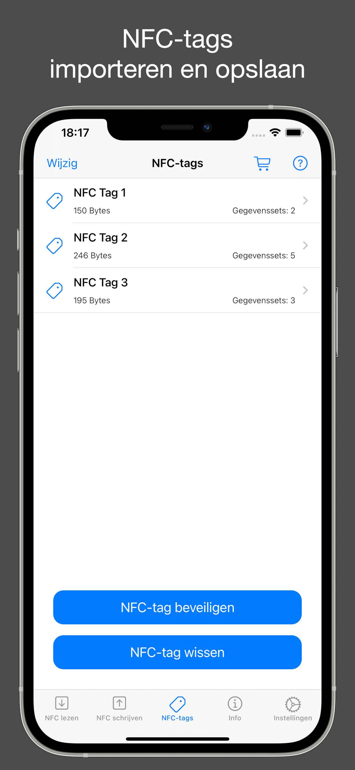 Sarotis - NFC lezen/schrijven