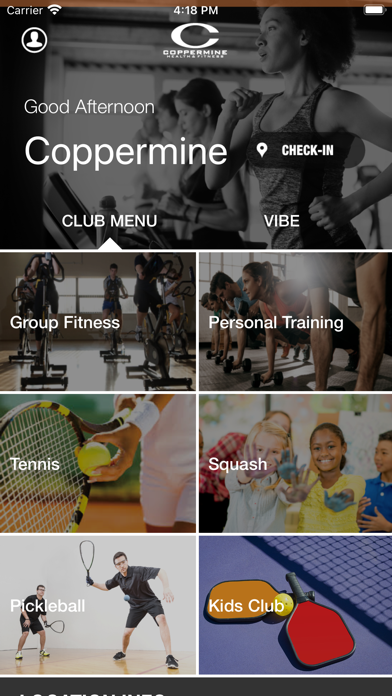 Coppermine Fitness Screenshot