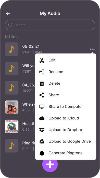 Audio editor - Mp3 cutter Screenshot