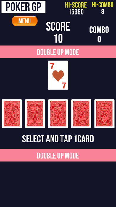Poker GP -Double Up Fever-ポーカー Screenshot