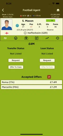 Game screenshot Football Agent apk