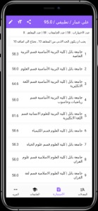 قبولي الحدود الدنيا screenshot #3 for iPhone