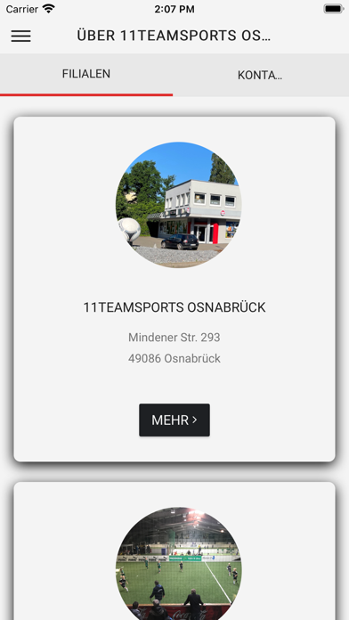 11Teamsports Osnabrück Screenshot
